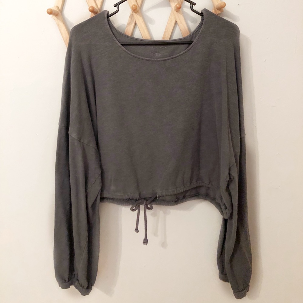 American Eagle, XXL, tie in the front long sleeve
